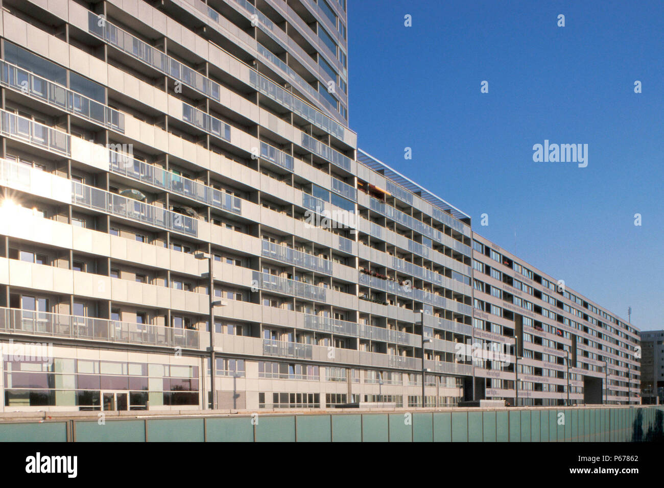 Housing Estate of Donaucity, Vienna, Austria Stock Photo Alamy