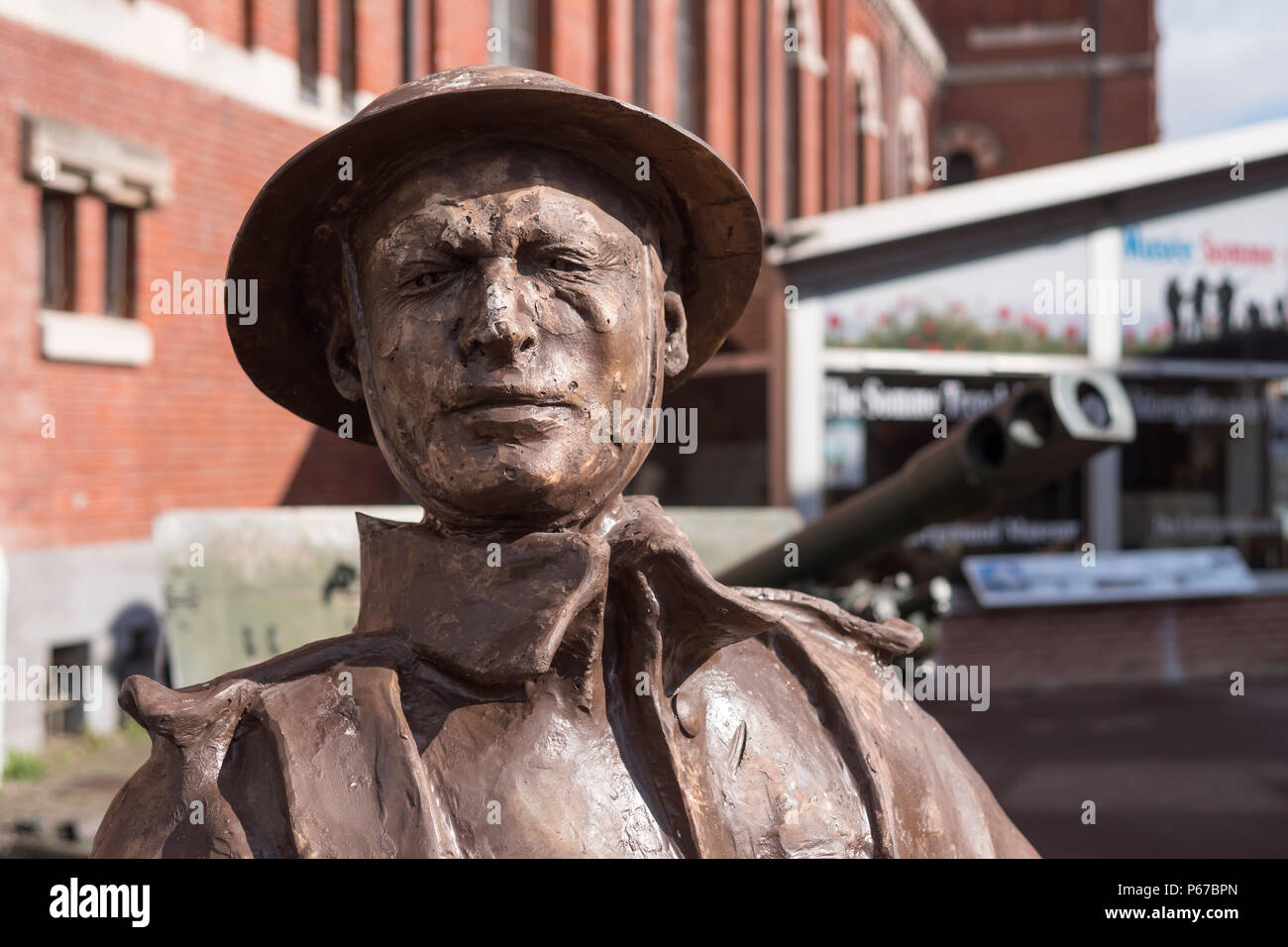 The Somme 1916 Museum Albert Peronne Somme HautsdeFrance France Stock