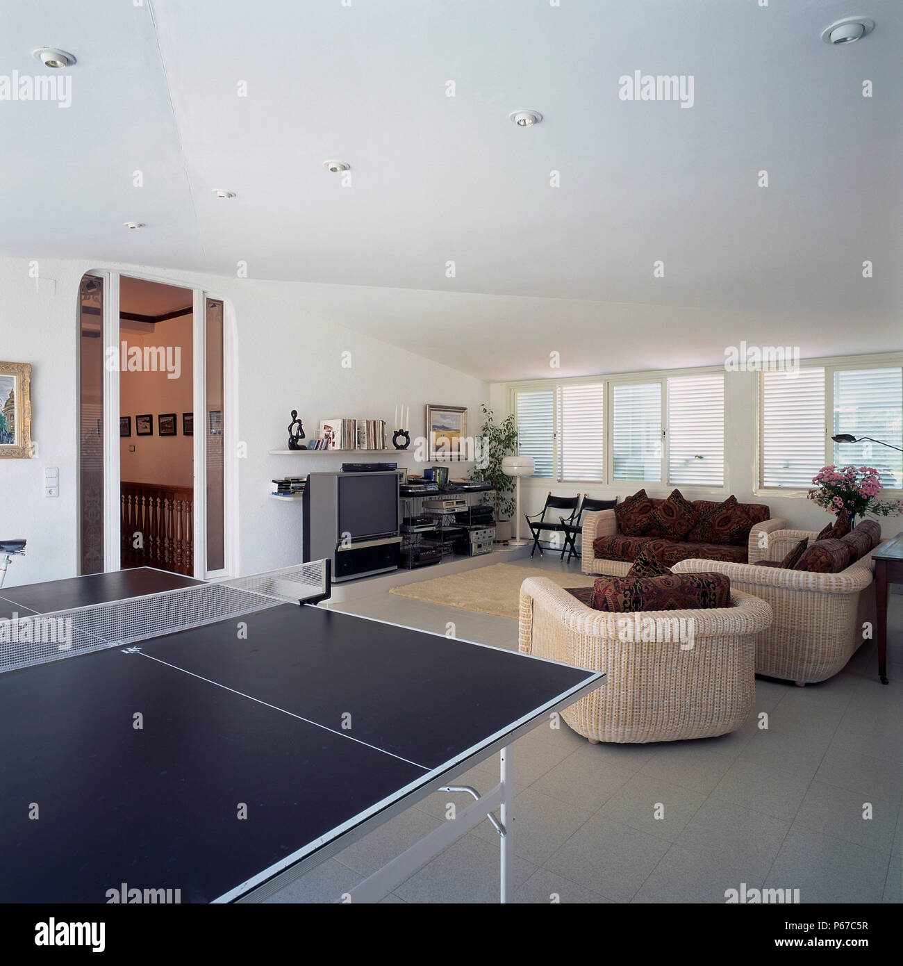 Tennis tv room hi-res stock photography and images - Alamy