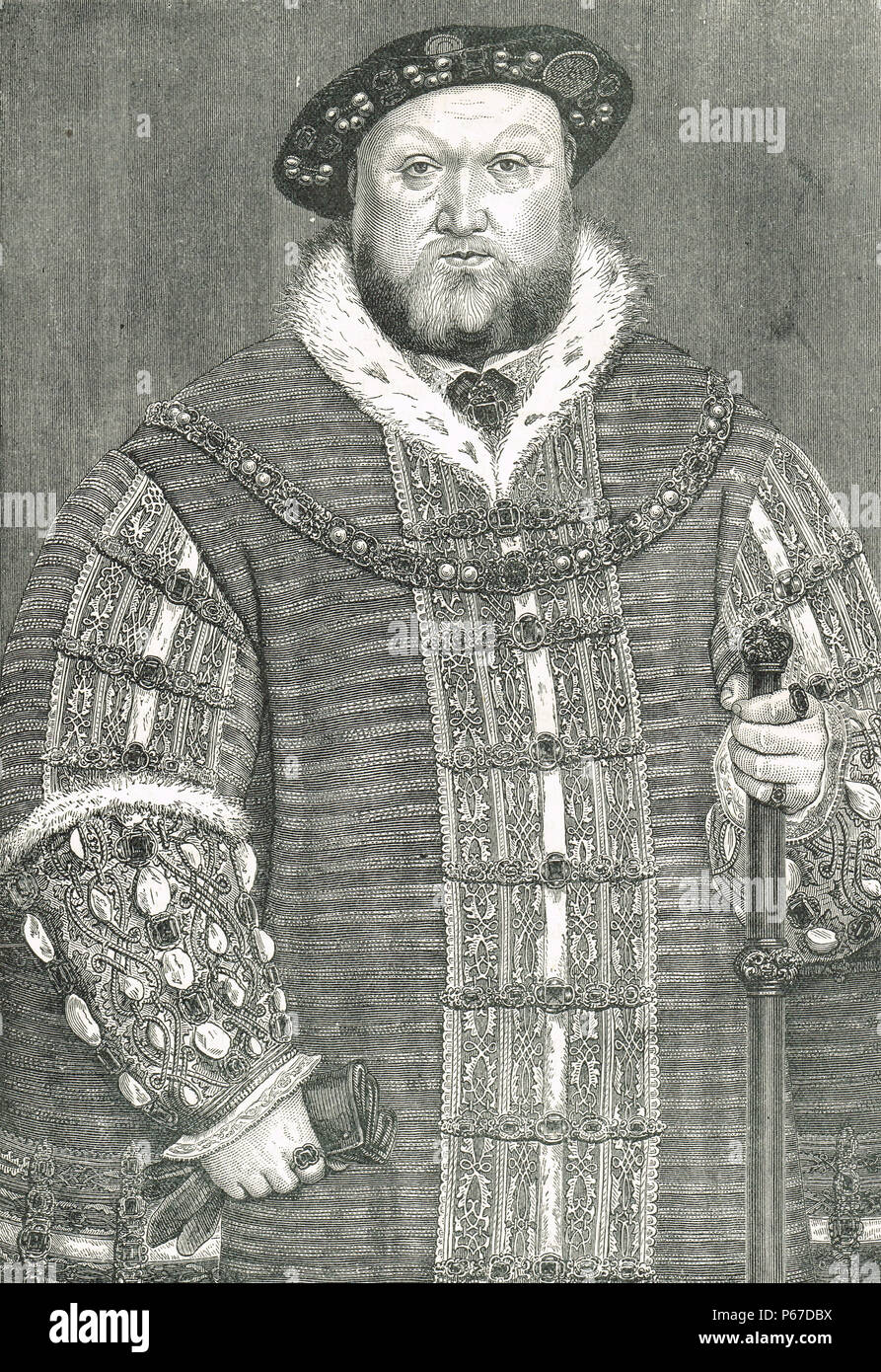 King Henry VIII of England, 1491-1547, reigned 1509-1547 Stock Photo