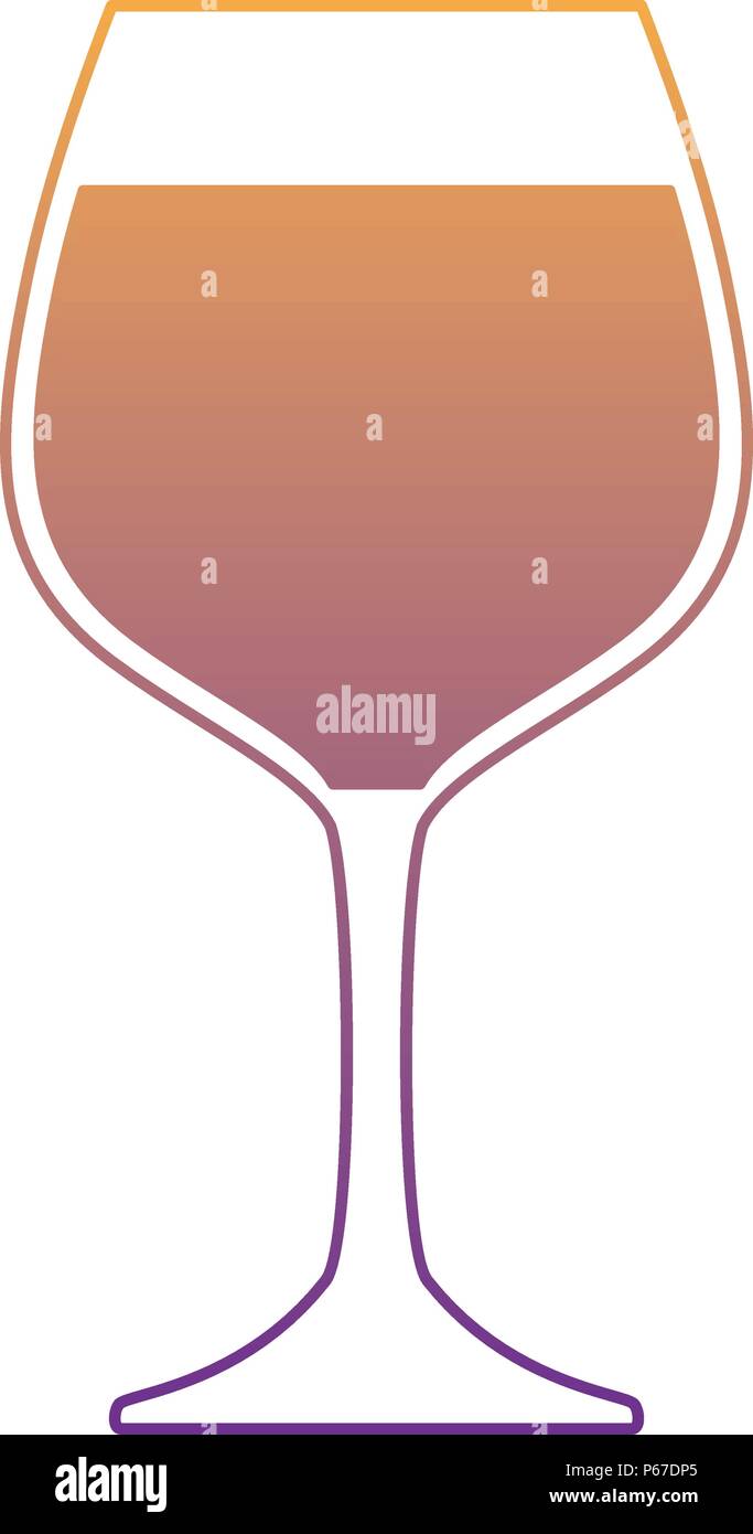 wine glass icon over white background, vector illustration Stock Vector ...