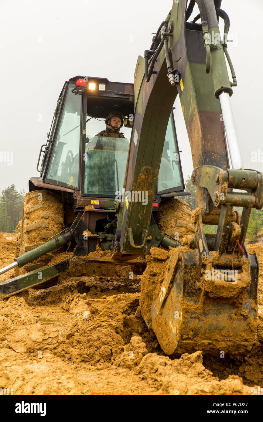 Lance Cpl. Austin Bradford, a heavy equipment operator with Marine Wing