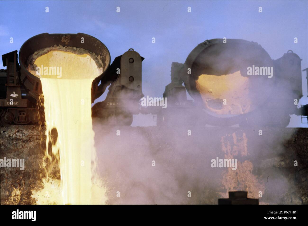 Emptying molten waste from the blast furnace at Anshan Iron & Steel Works China Stock Photo Alamy Emptying molten waste from the blast furnace at Anshan Iron & Steel Works China Stock Photo Alamy