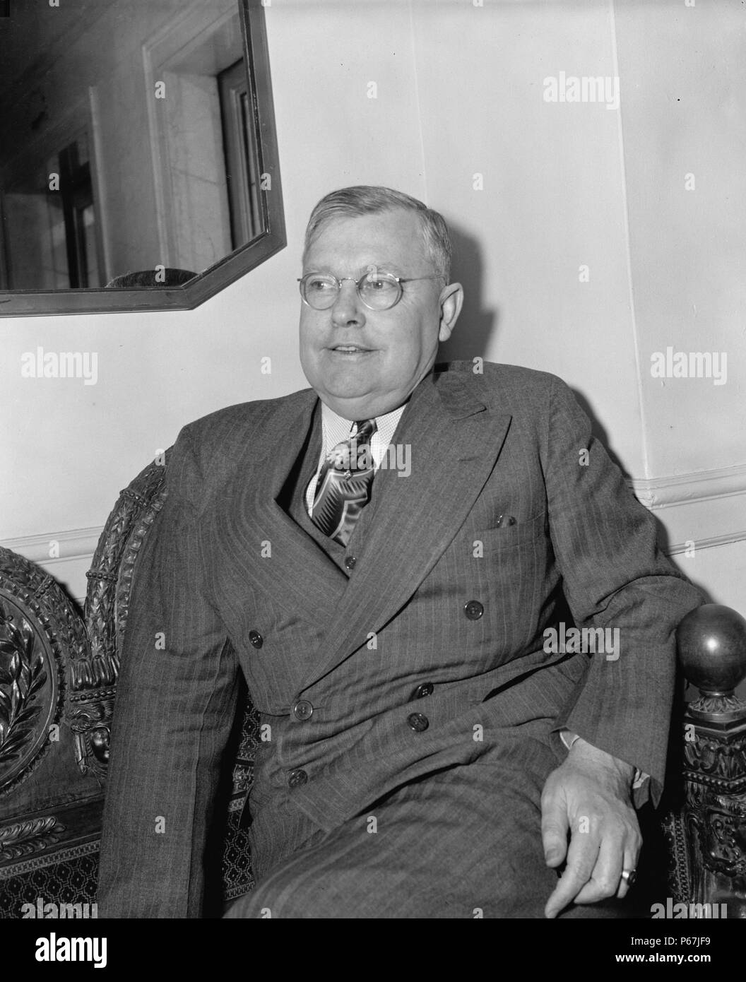 Benjamin Harrison, a U.S. attorney from the Southern California District shortly after his election as President of U.S. Attorneys. Stock Photo