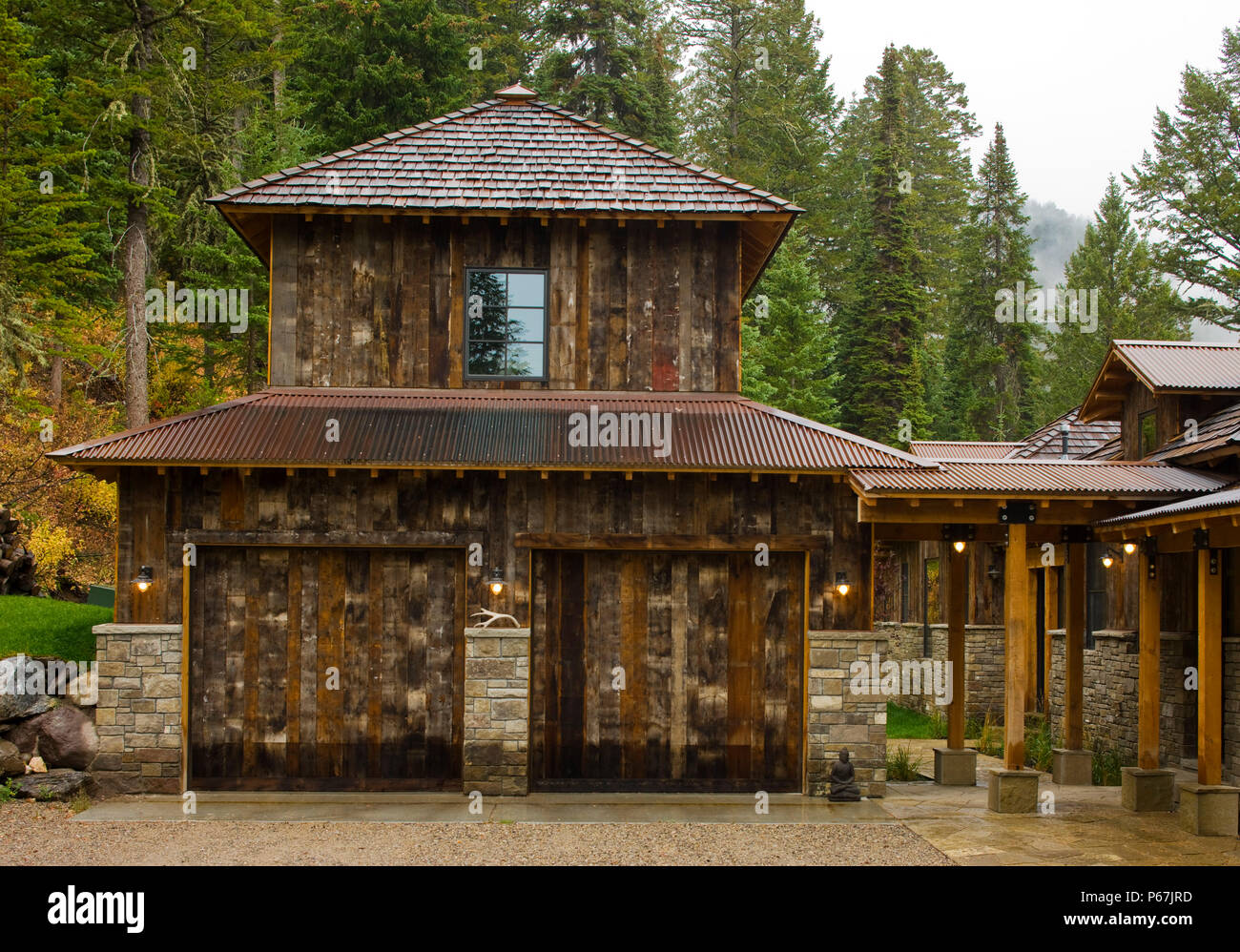 Private residence in Wilson Wyoming near Jackson Hole. Home features
