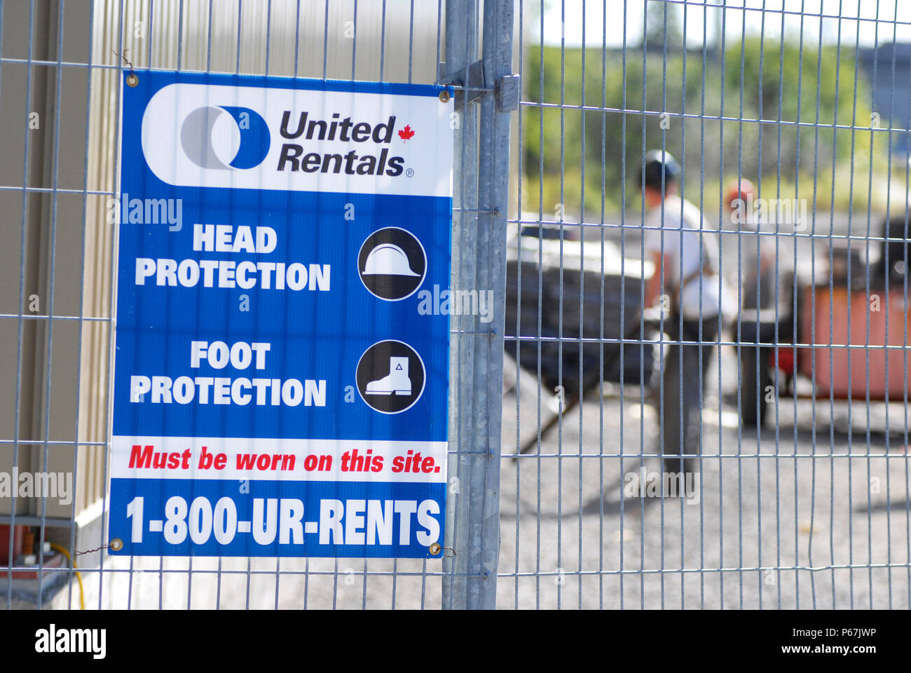 Construction signage, Krista Construction; Warehouse; in progress