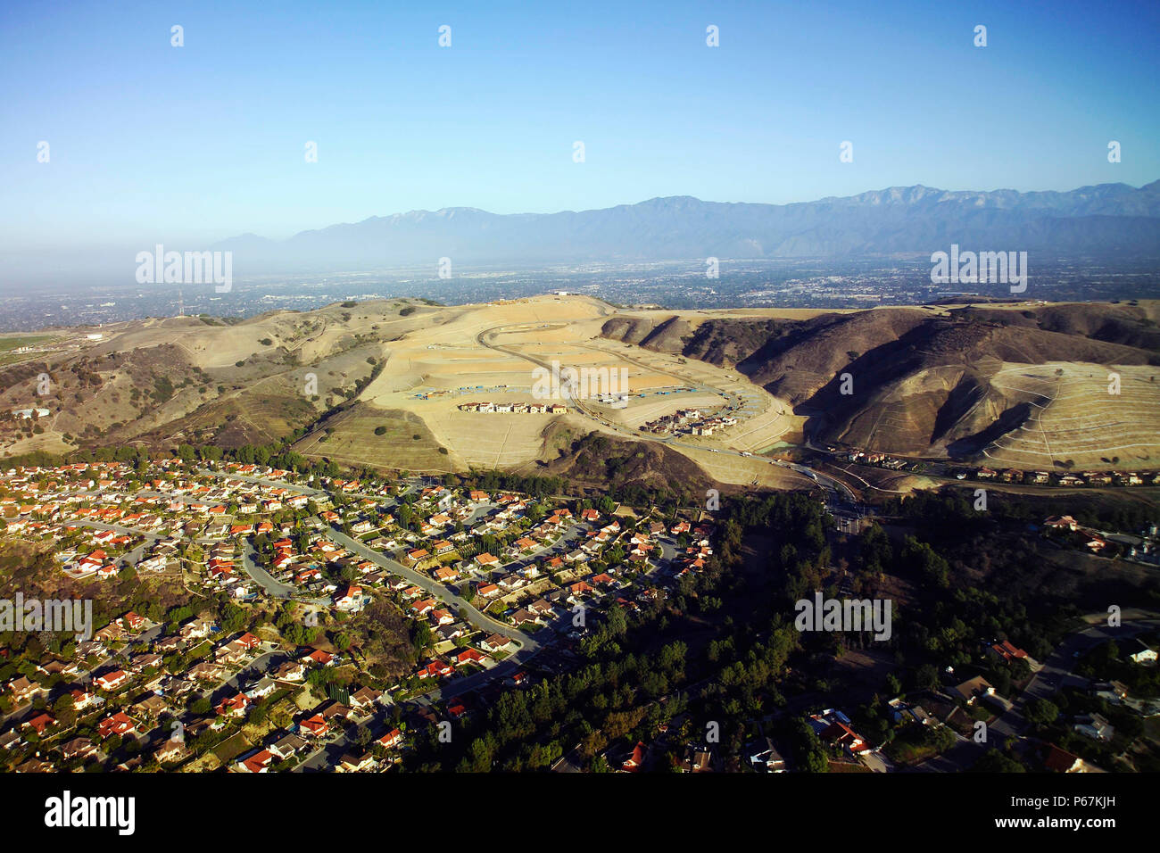 Los angeles housing above hires stock photography and images Alamy