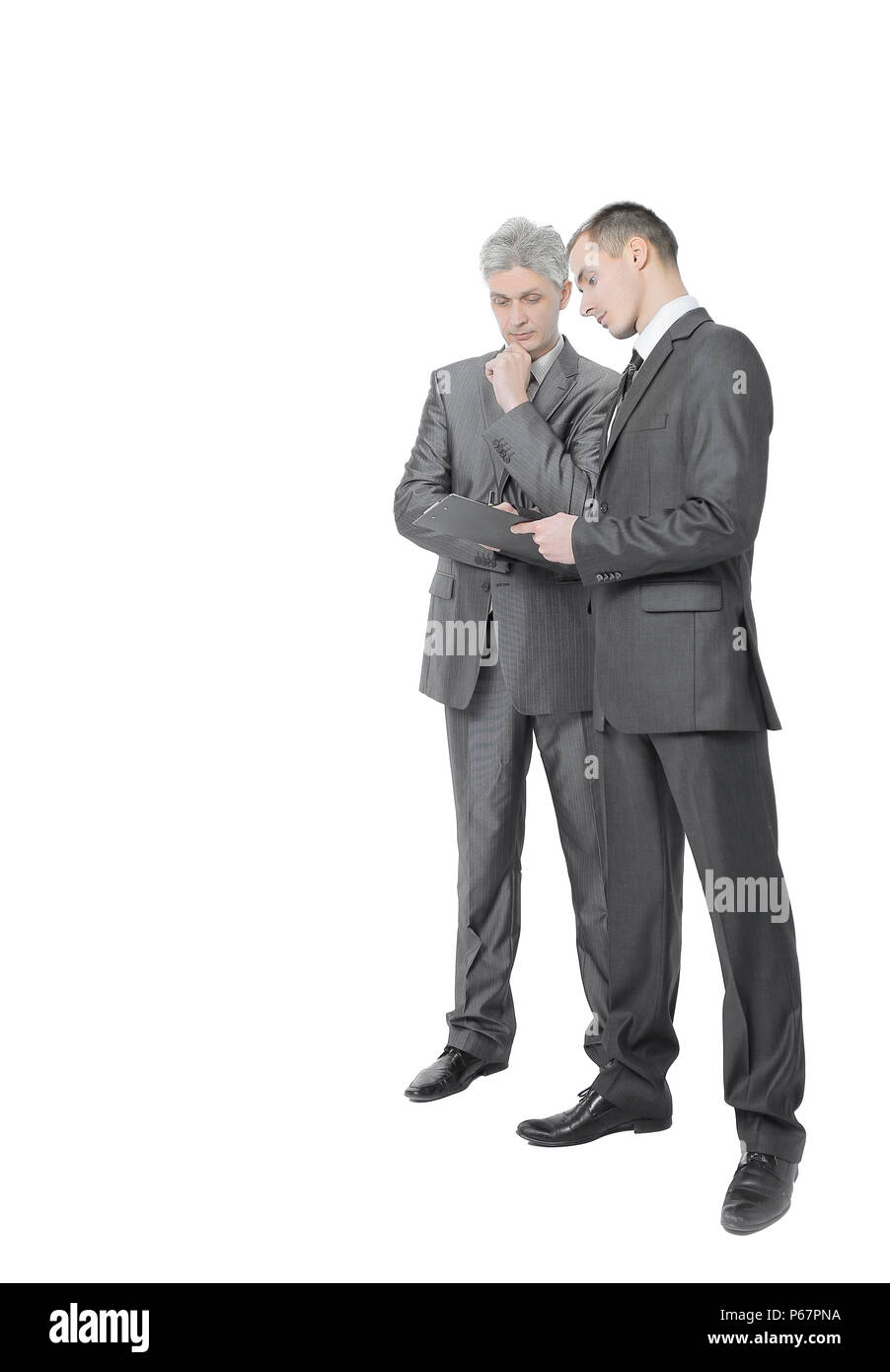 Two staff members standing hi-res stock photography and images - Alamy