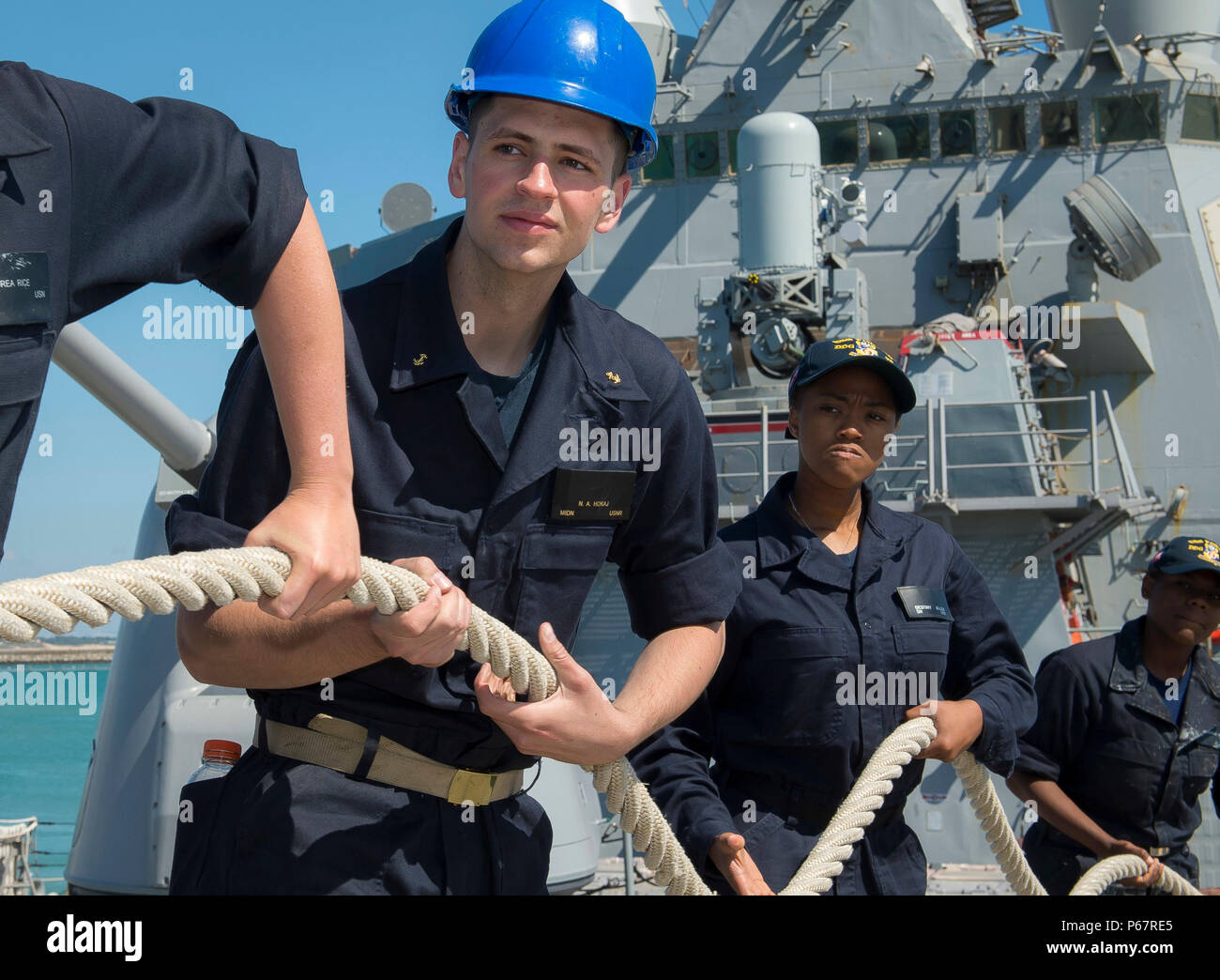 160514NFQ994258 ROTA, Spain (May 14, 2016) Midshipman Nikolas Hokaj