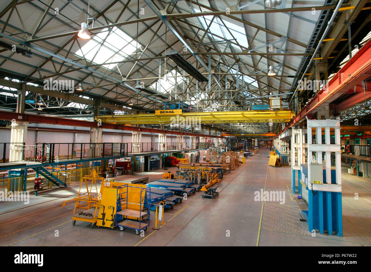 The assembly lines at Alstom's Washwood Heath factory in Birmingham ...