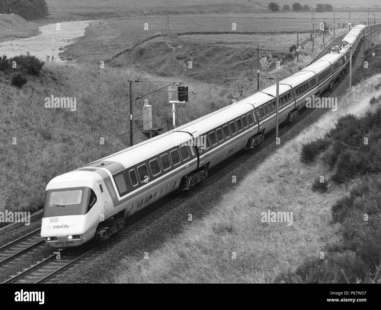 The British Railways Advanced Passenger Train (APT) c1984 Stock Photo