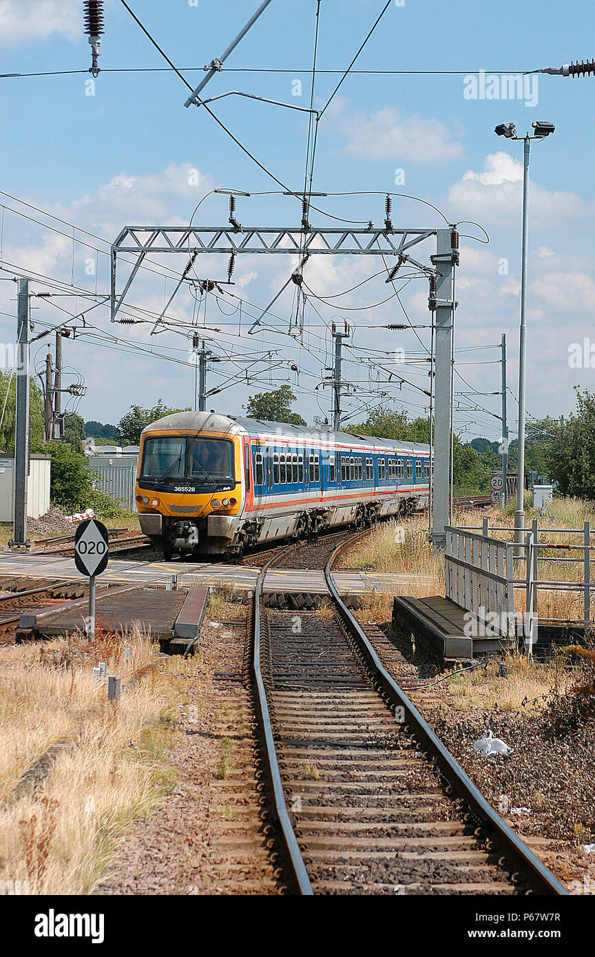 Electrified railway catenary network hi-res stock photography and ...