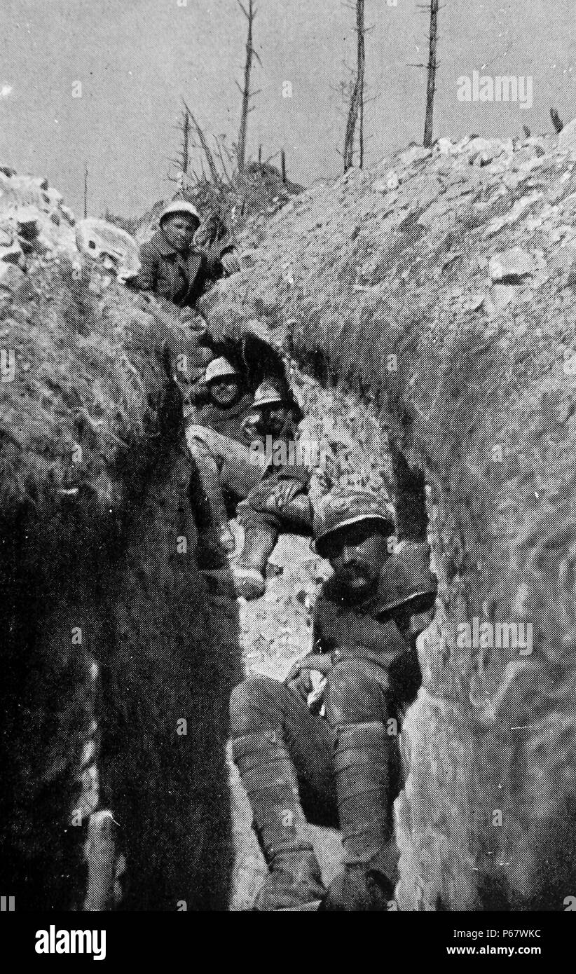 World war one and trench Black and White Stock Photos & Images - Alamy