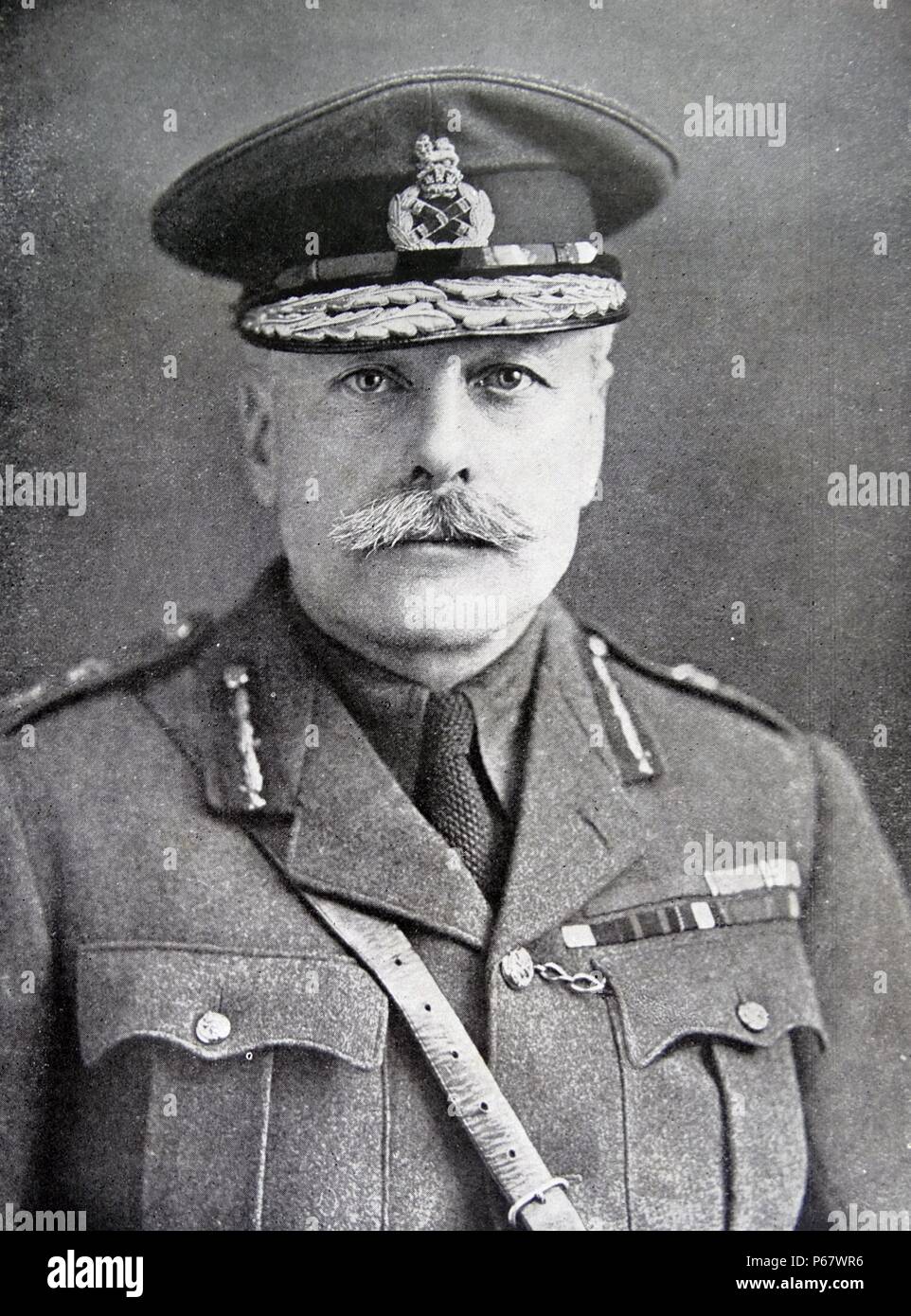 Douglas Haig, 1st Earl Haig (1861–1928), commander of the British Expeditionary Force during much of the First World War Stock Photo