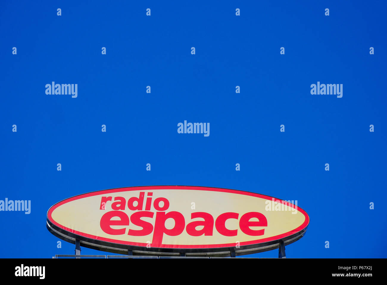 Radio Espace building, Confluence district, Lyon, France Stock Photo - Alamy