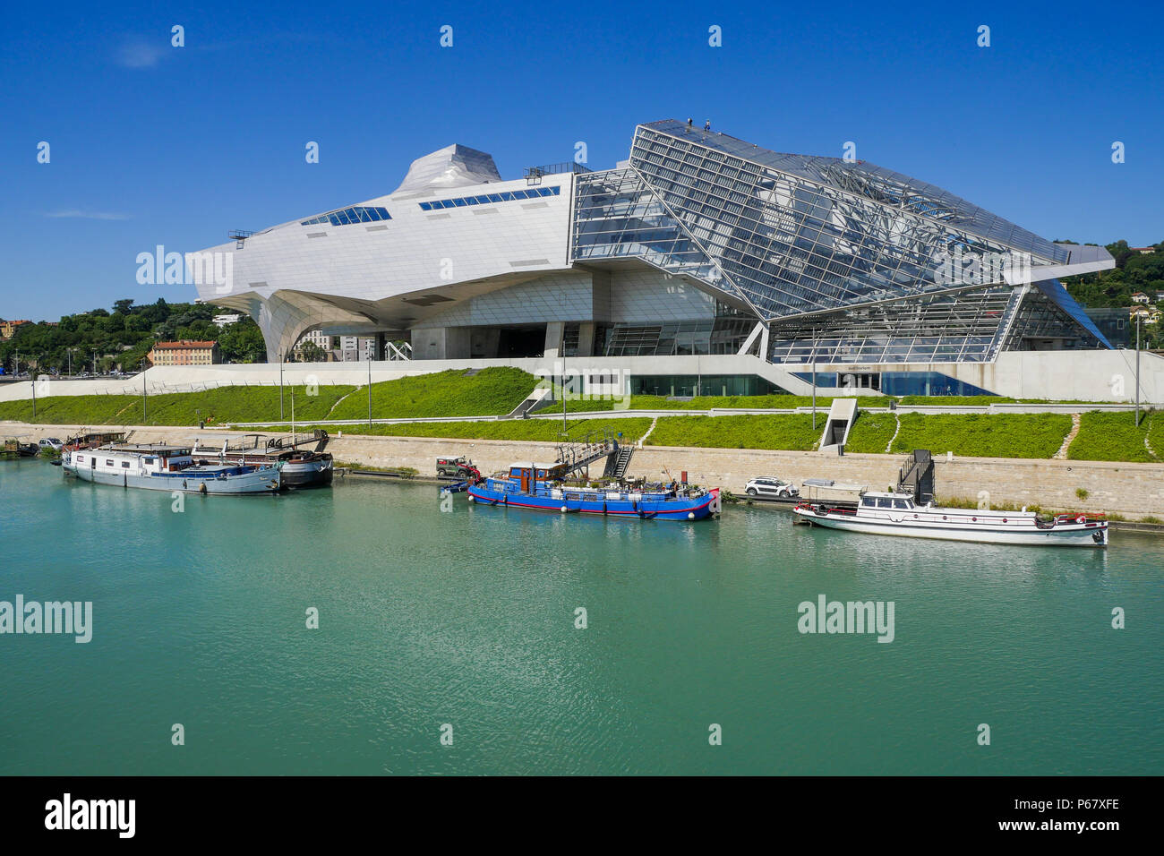 Museum of the Confluences, Lyon, France Stock Photo
