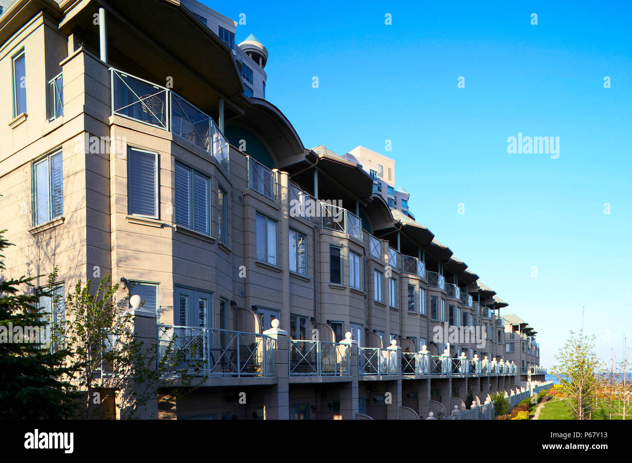 Residential building, Canada. Stock Photo