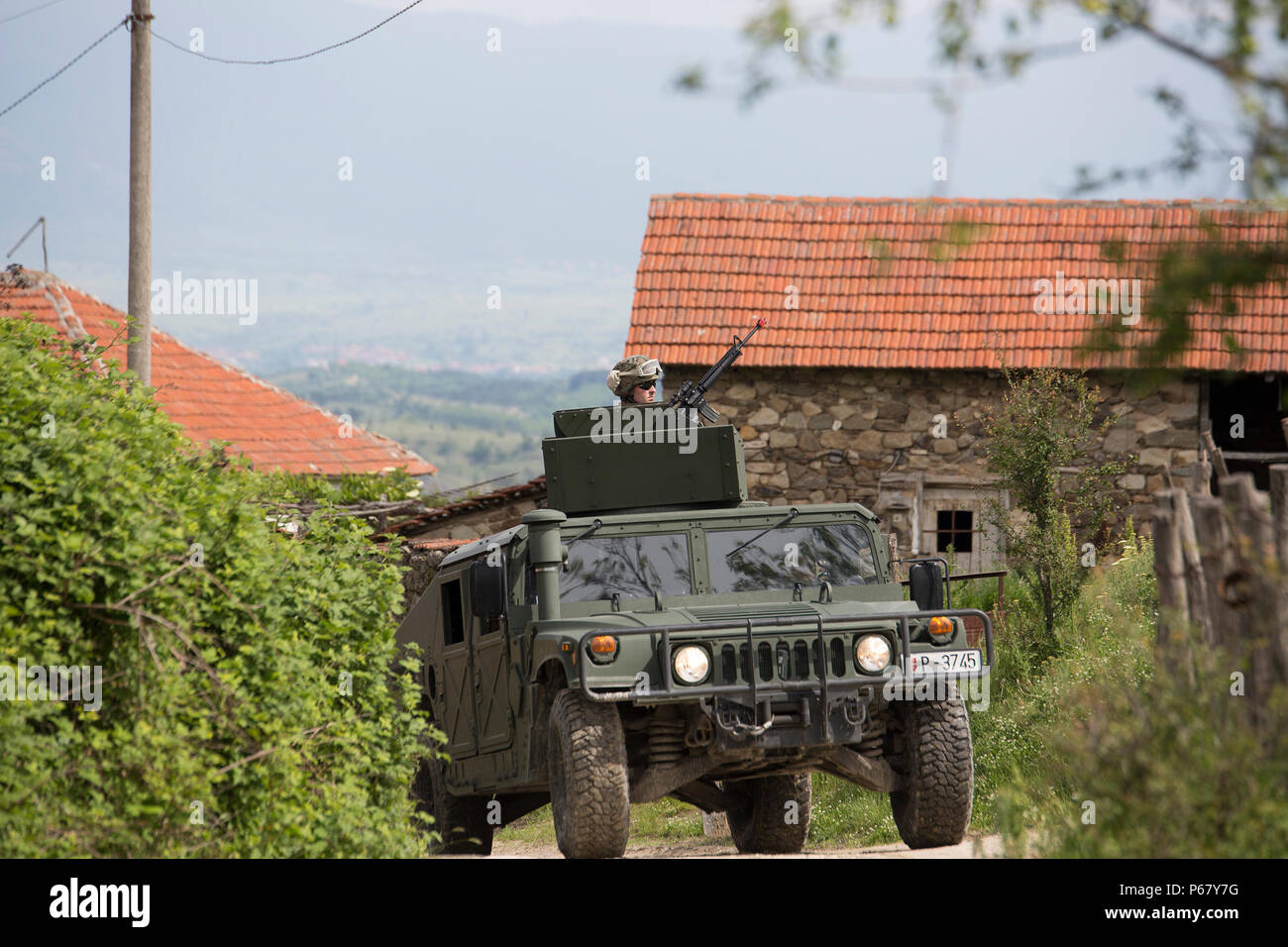Reserve Marines from the 4th Law Enforcement Battalion, Marine Forces ...