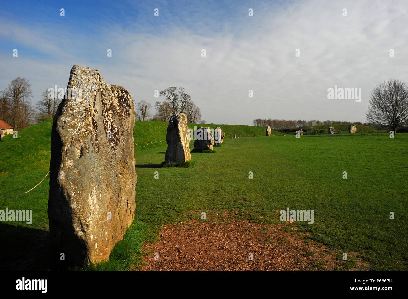 Avebury Stone circle Stock Photo