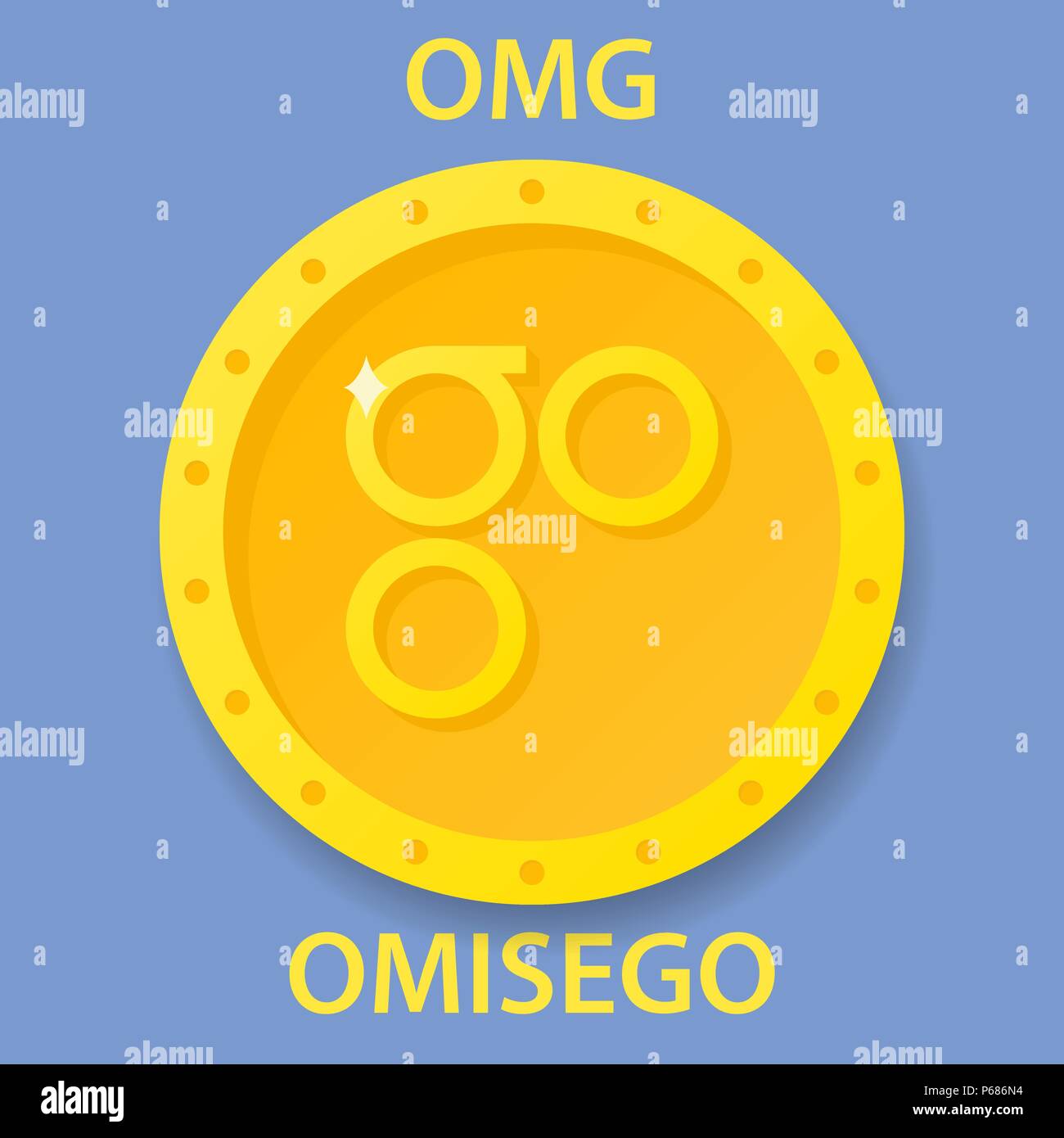 Omg coin Stock Vector Images - Alamy