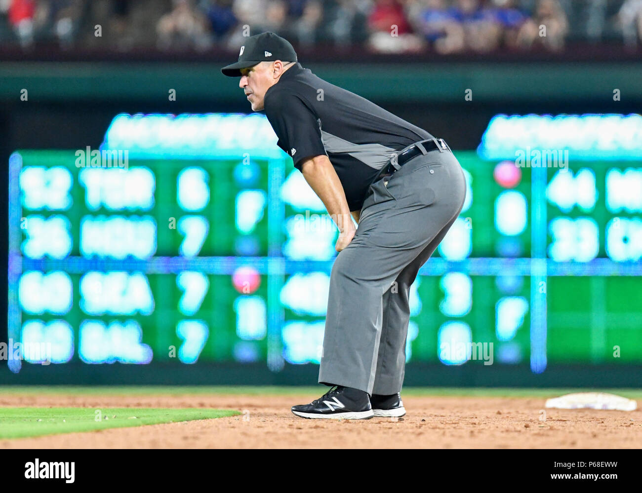 Jun 27, 2018 MLB umpire Tony Randazzo 11 during an MLB game between