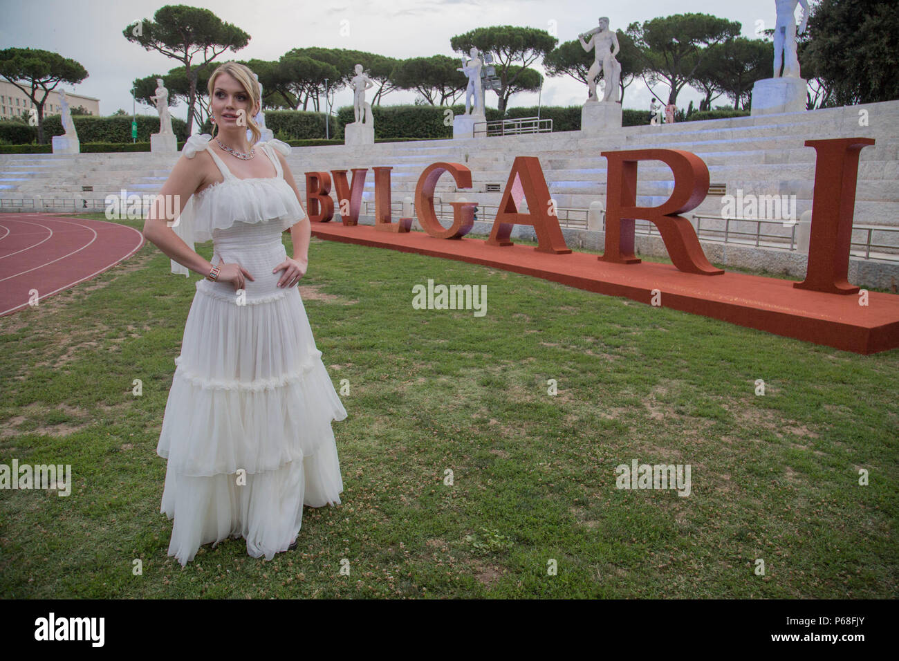 Rome, Bulgari Parade. In the picture: Lady Kitty Spencer *** NO WEB