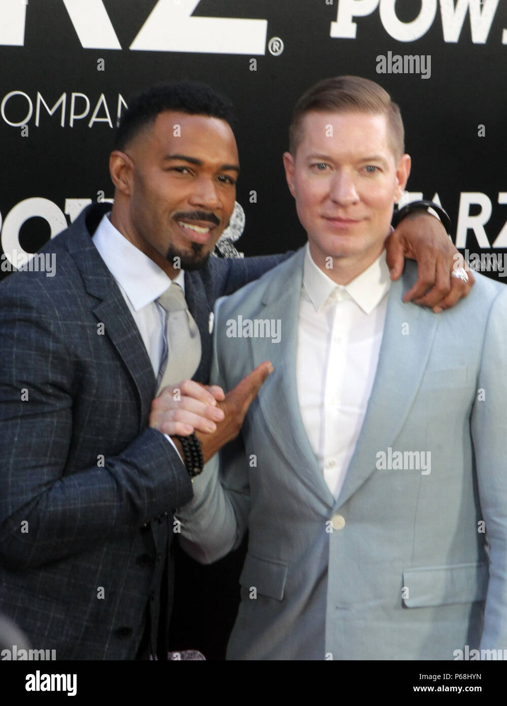 New York, NY, USA. 28th June, 2018. (L-R Actor Omari Hardwick and Actor ...