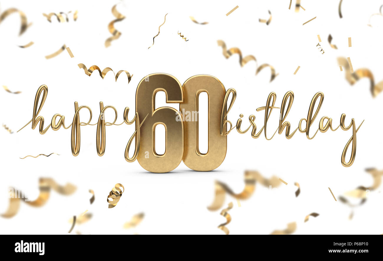 Happy 60th Birthday High Resolution Stock Photography And Images Alamy