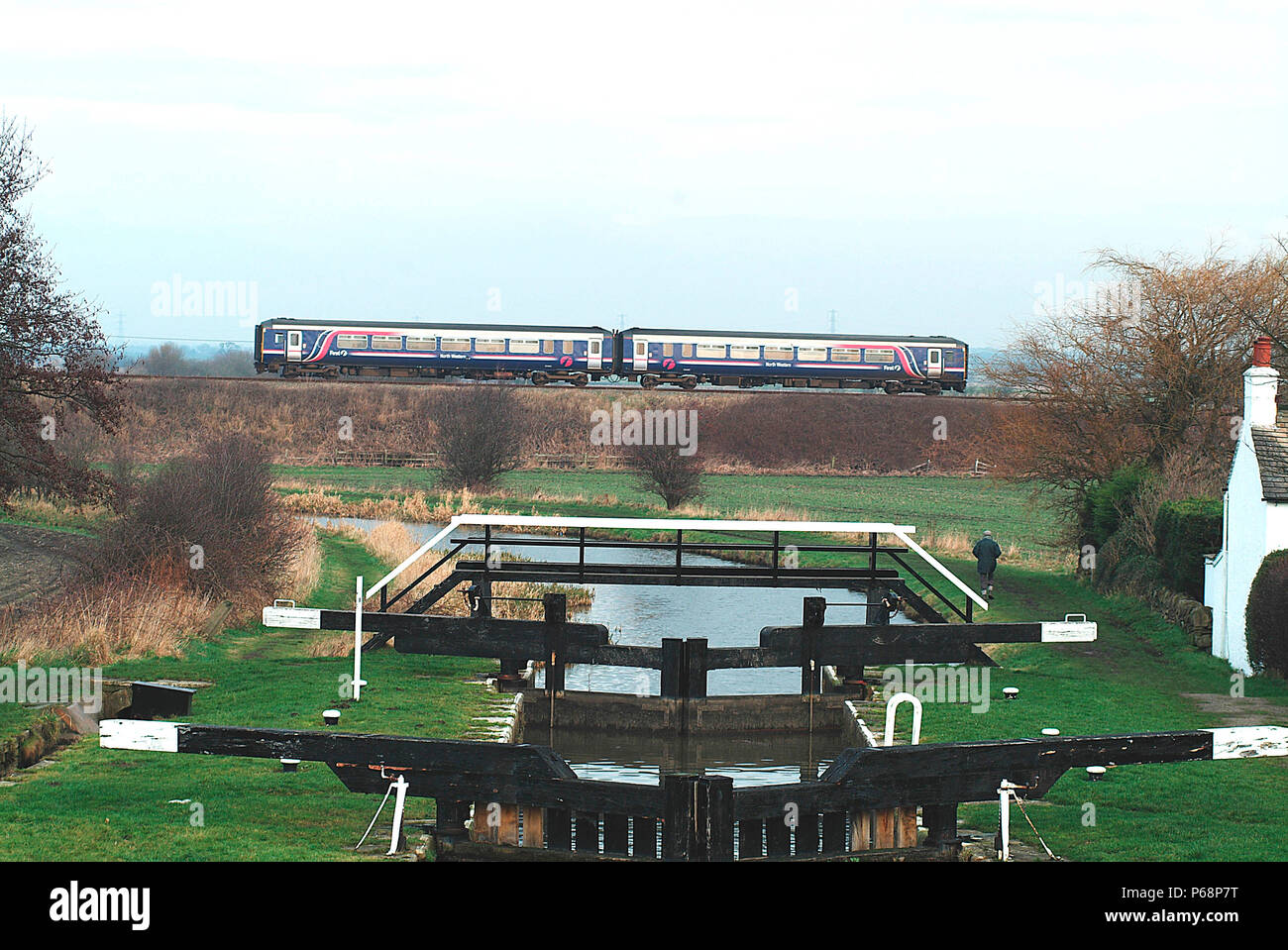 The rural scene of a secondary main line is epitomised at Burscough