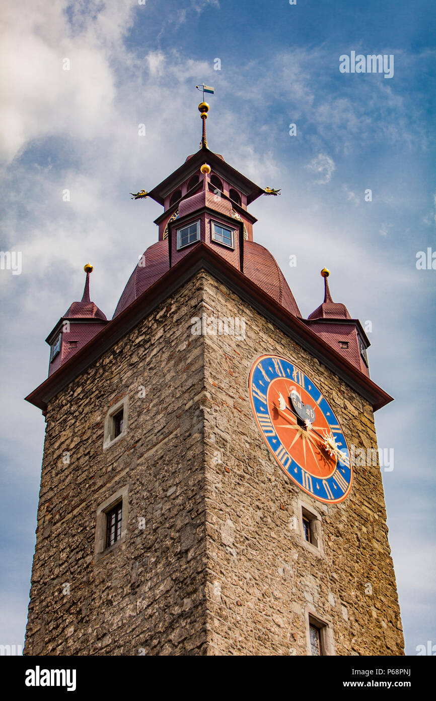 Clock tower luzern switzerland hires stock photography and images Alamy