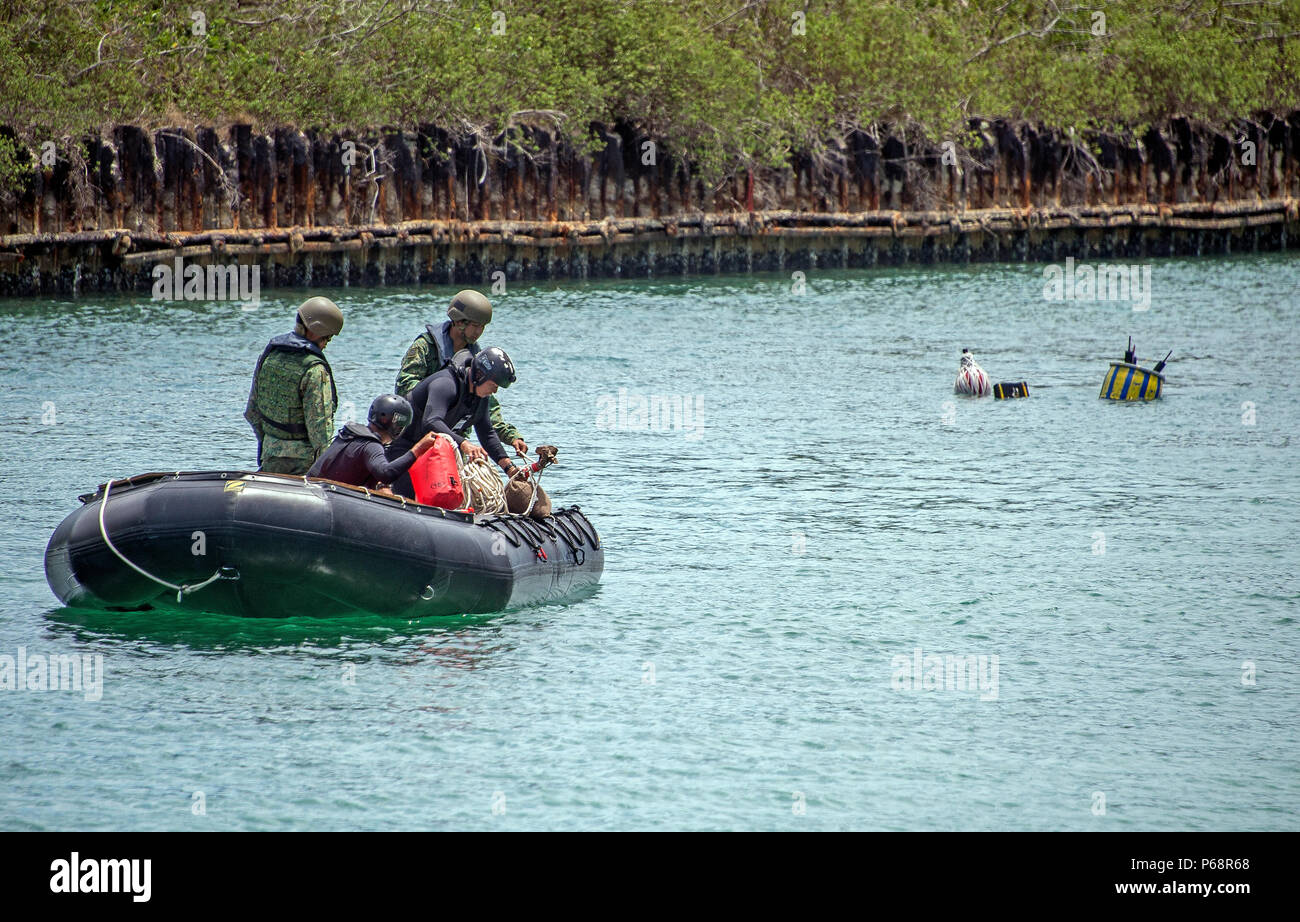 Explosive Ordnance Disposal EOD technicians assigned to the