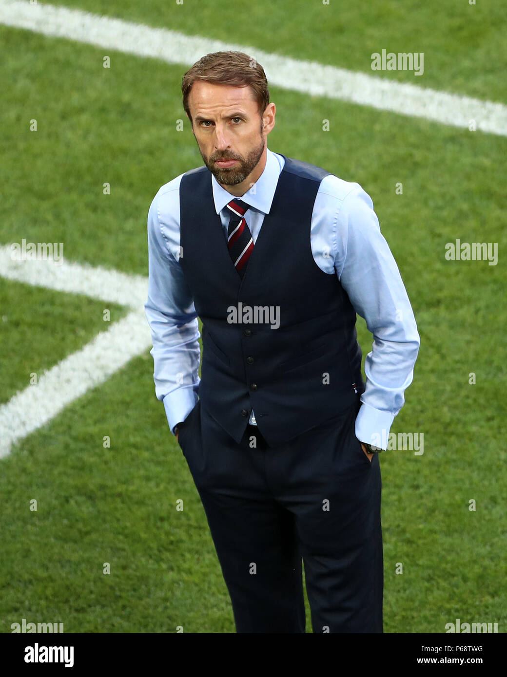 England manager Gareth Southgate before the FIFA World Cup Group G ...