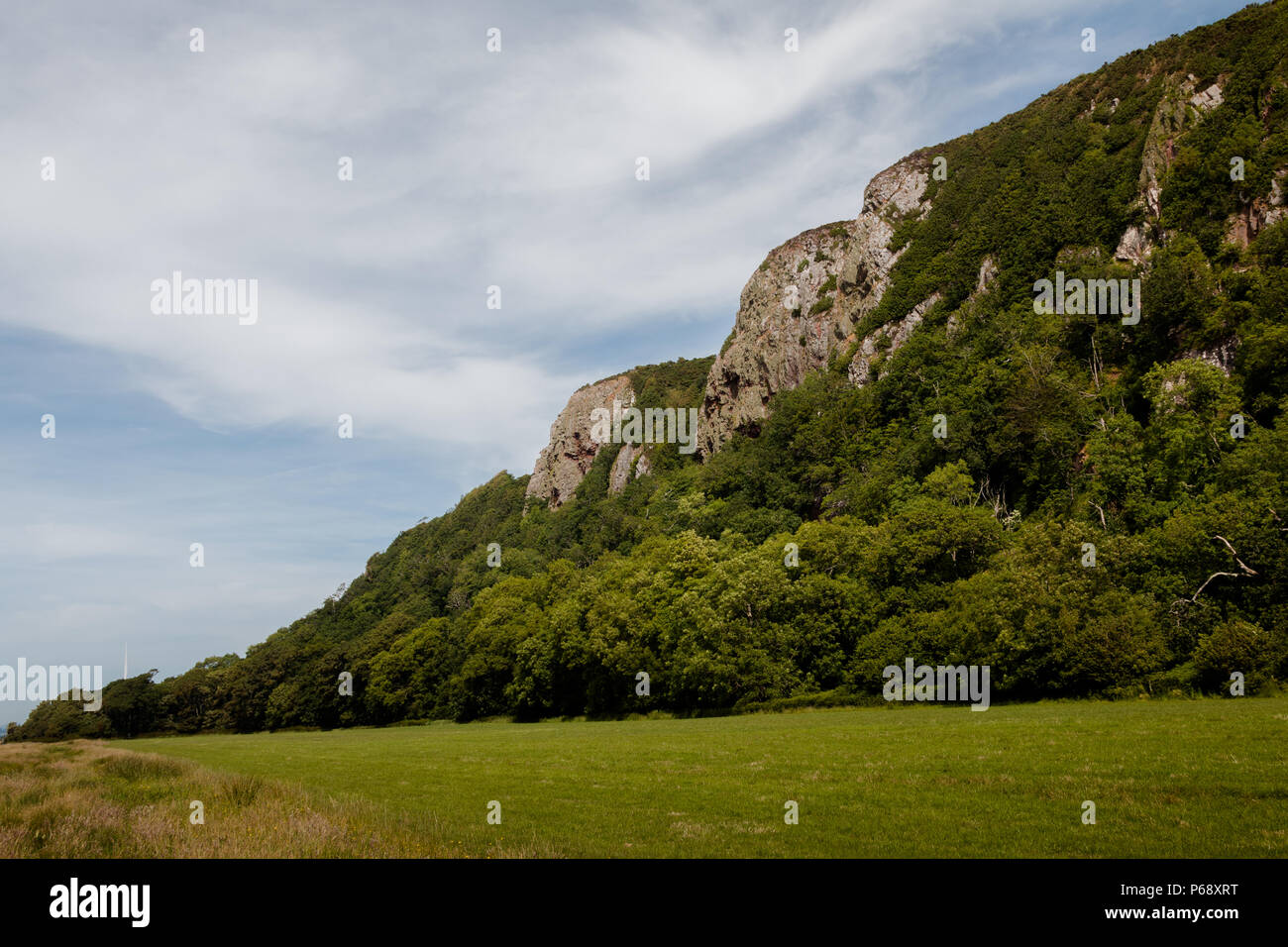 West Kilbride Portencross Landmarks Stock Photo Alamy