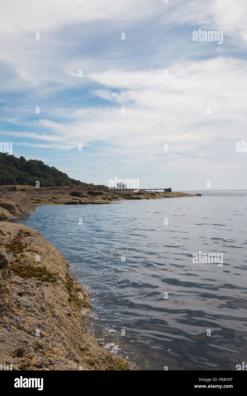 West Kilbride Portencross Landmarks Stock Photo Alamy