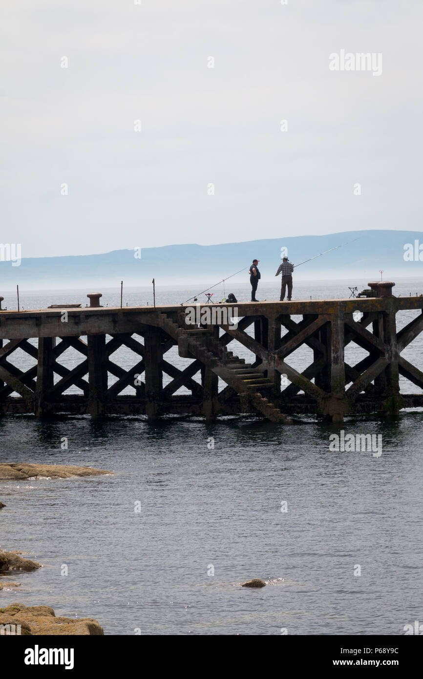 West Kilbride Portencross Landmarks Stock Photo Alamy