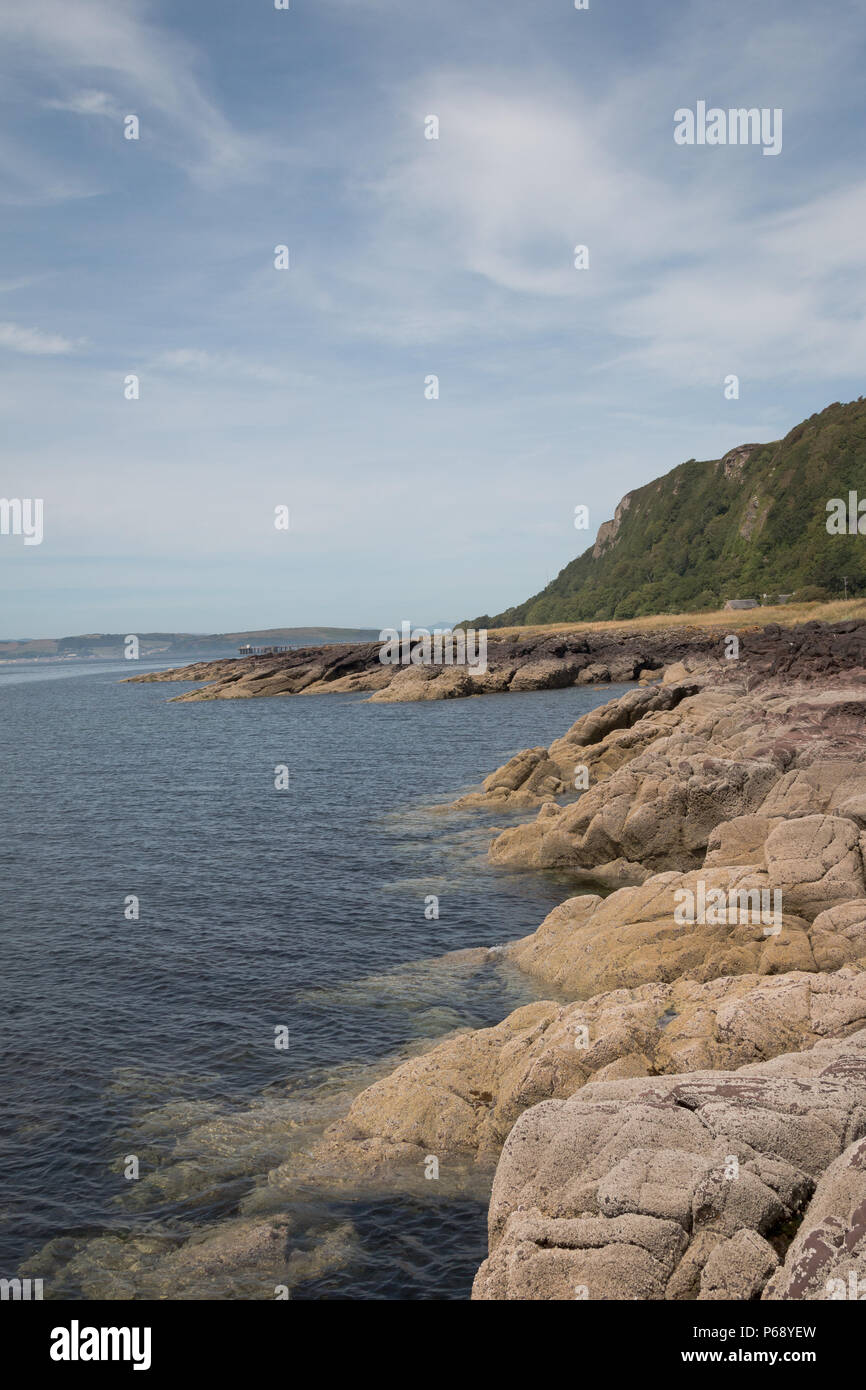 West Kilbride Portencross Landmarks Stock Photo Alamy