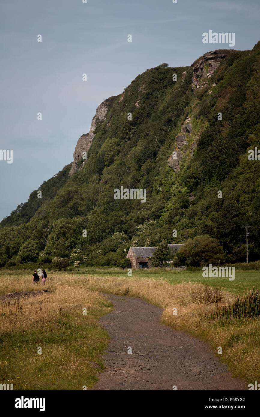 West Kilbride Portencross Landmarks Stock Photo Alamy
