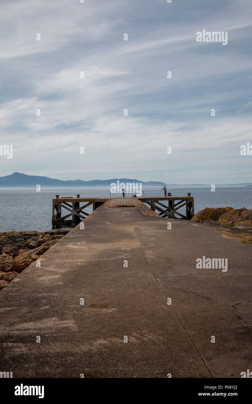 West Kilbride Portencross Landmarks Stock Photo Alamy