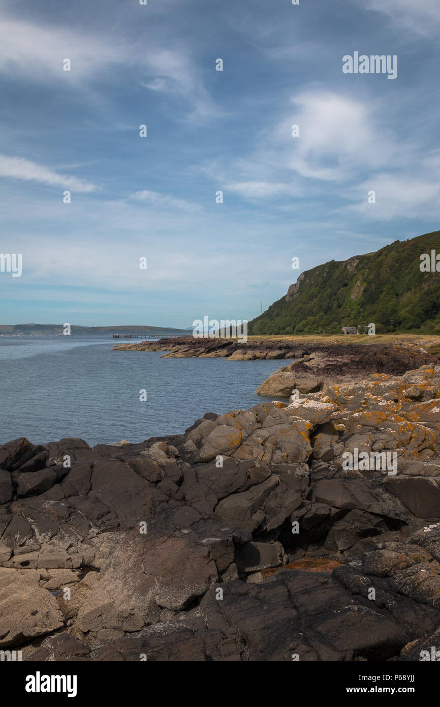 West Kilbride Portencross Landmarks Stock Photo Alamy