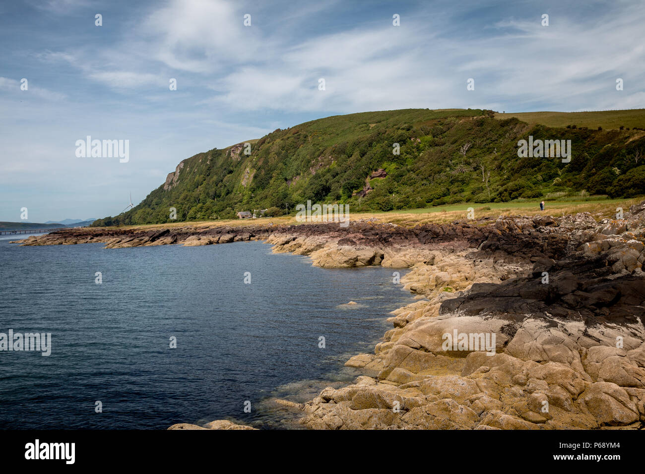 West Kilbride Portencross Landmarks Stock Photo Alamy