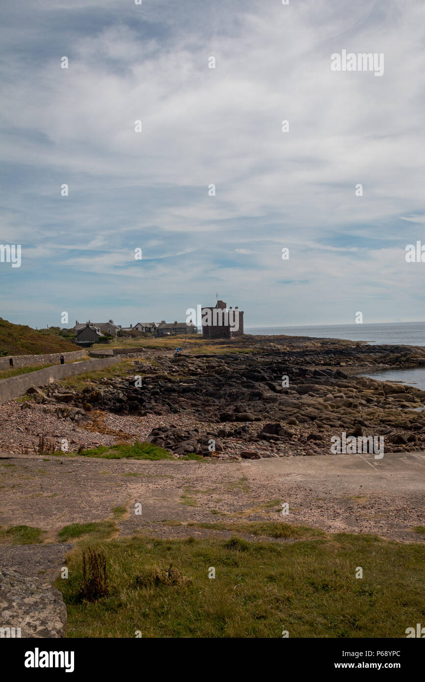West Kilbride Portencross Landmarks Stock Photo Alamy