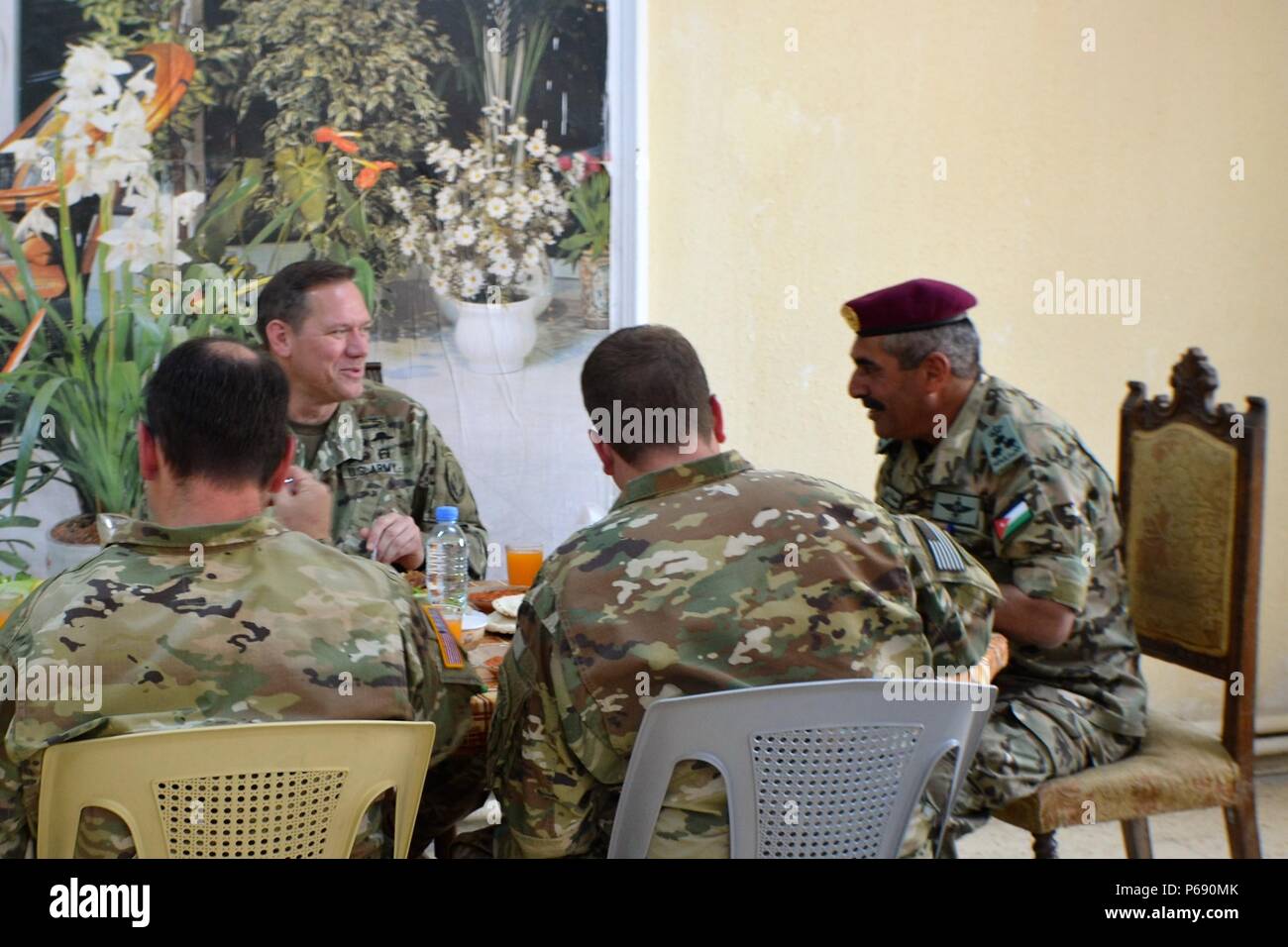 Brig Gen James D Craig Special Operations Command Central Deputy Commanding General Joins Brig Gen Mohammed Al Zboon Cjsotf Commander For Mansaf A Traditional Dish In The Hashemite Kingdom Of Jordan May 21 Brig Gen James D Craig Special Operations Command Central Deputy Commanding General Joins Brig Gen Mohammed Al Zboon Cjsotf Commander For Mansaf A Traditional Dish In The Hashemite Kingdom Of Jordan May 21