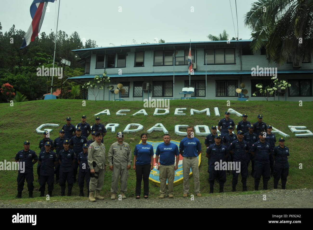 QUEPOS, COSTA RICA Twentytwo Costa Rican Guarda Costas attended a