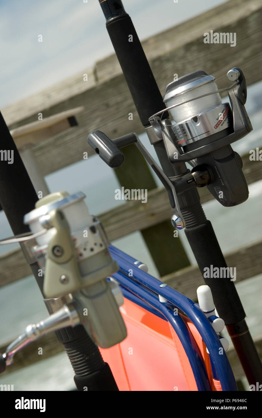 Myrtle beach state park fishing pier hires stock photography and
