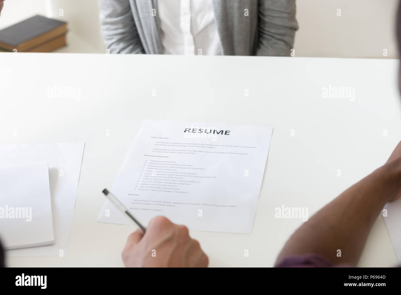 Human resources job interview hi res stock photography and images Alamy