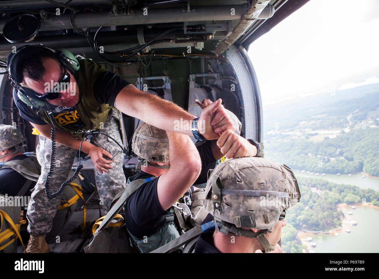 Army Rangers checked in and confirmed readiness while preparing for ...