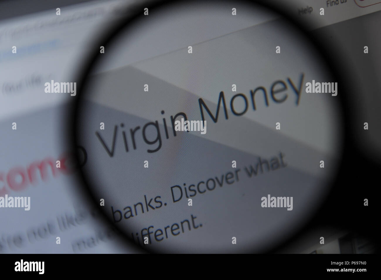 Virgin Money Stock Photo