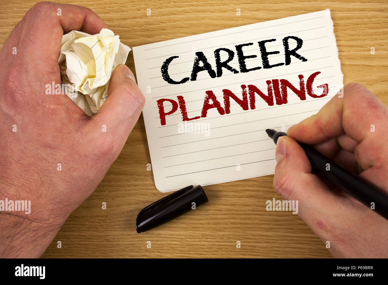 Handwriting text Career Planning. Concept meaning Professional ...