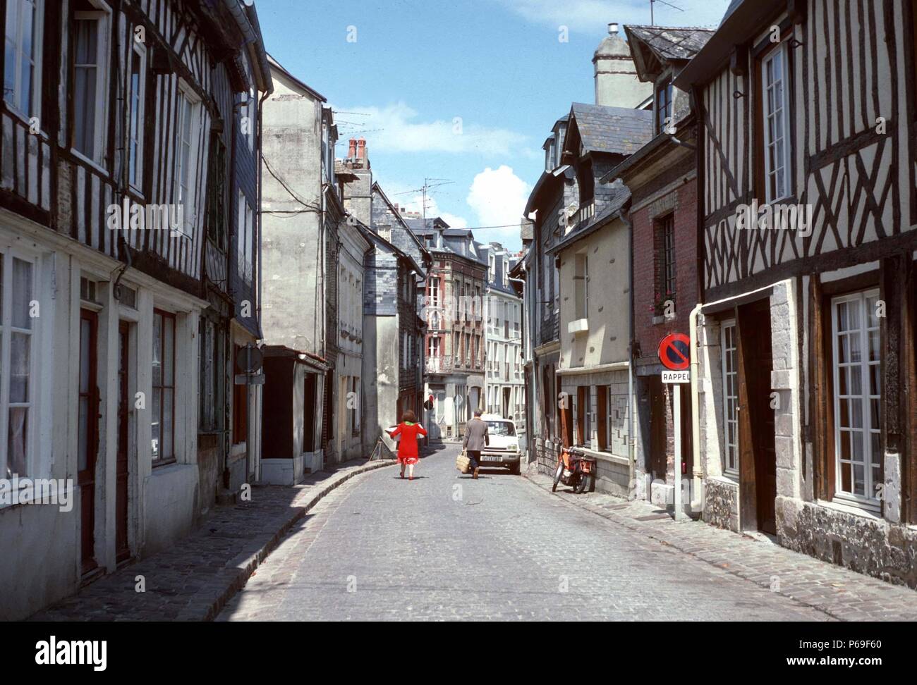 Rue Bavolle in Honfleur as it was painted by Claude in 1864