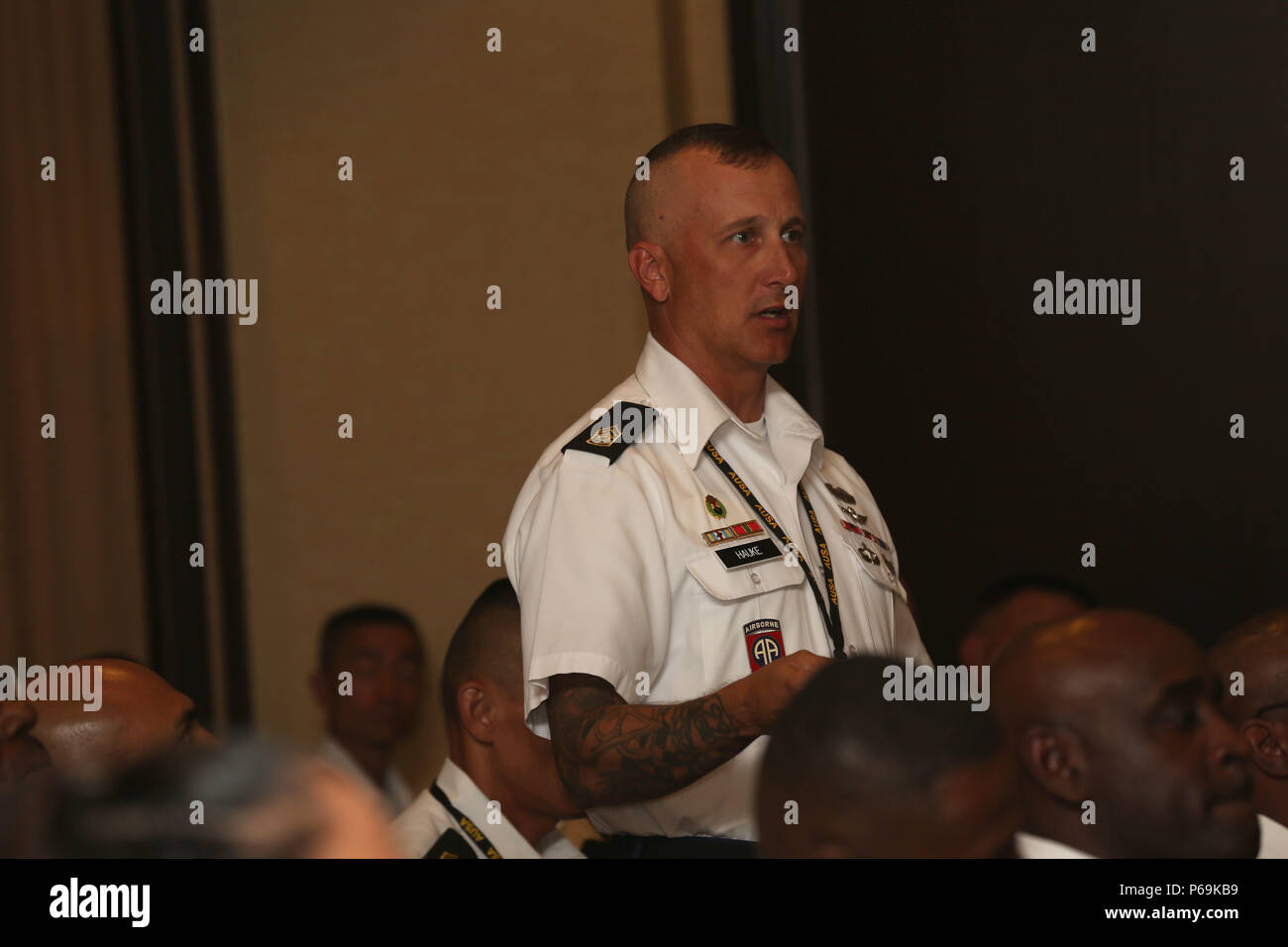 A U.S. Army Command Sergeant Major addressed communication in ...